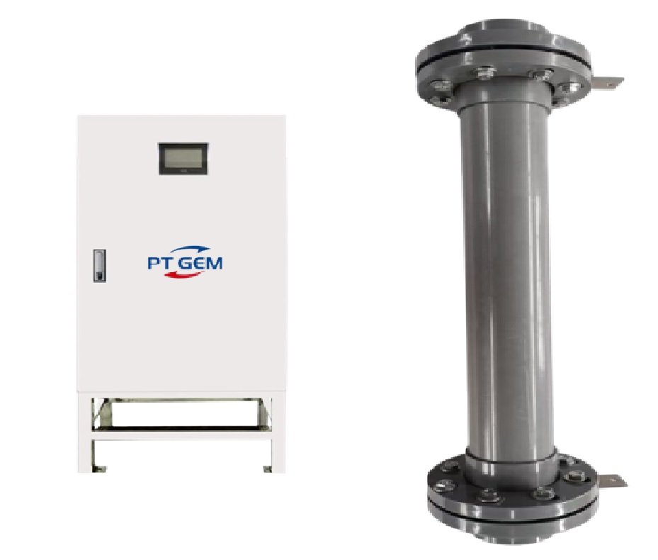 Commercial pool salt chlorinator generator with control panel